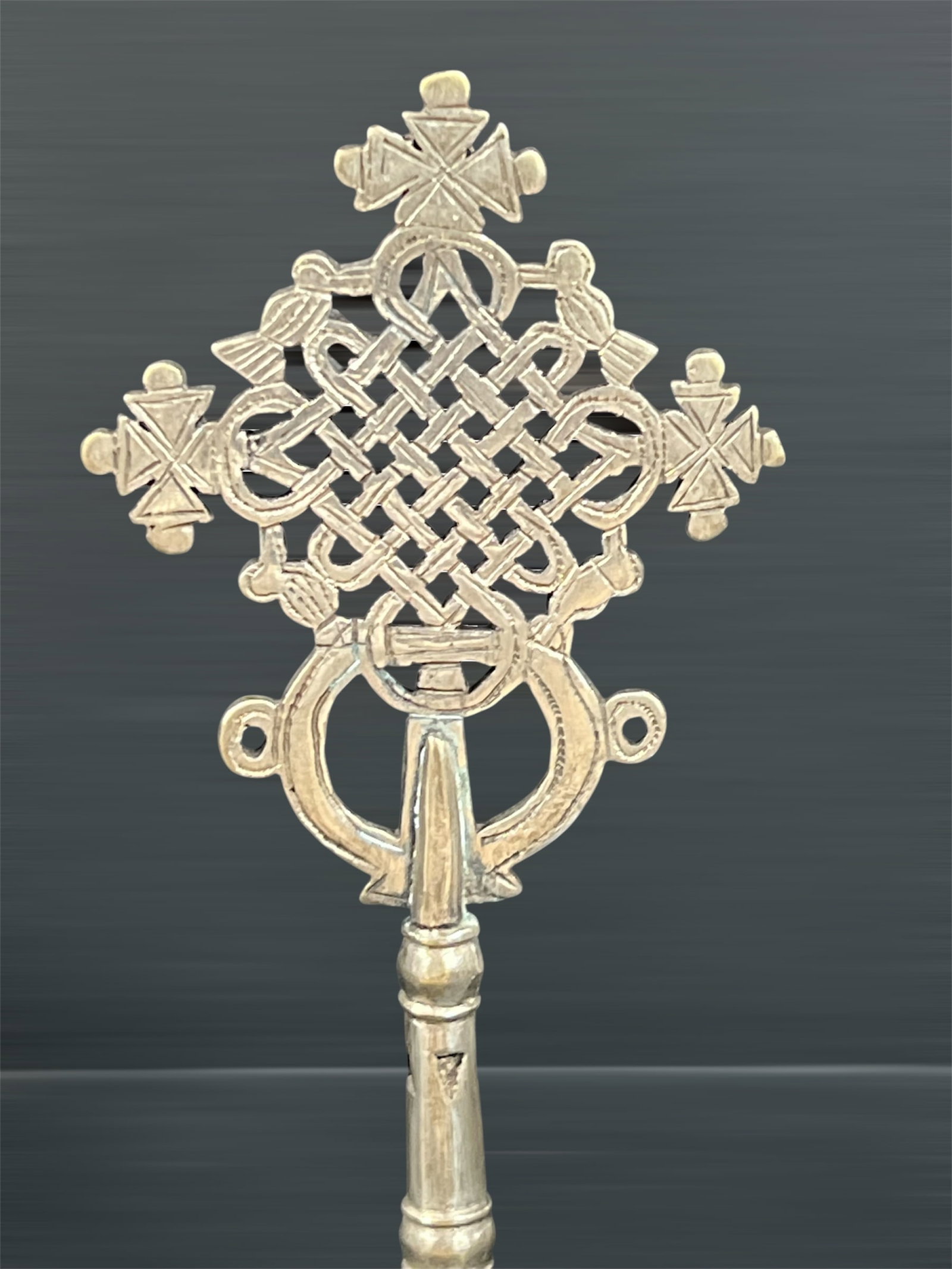 Ethiopian Processional Coptic Cross - 2