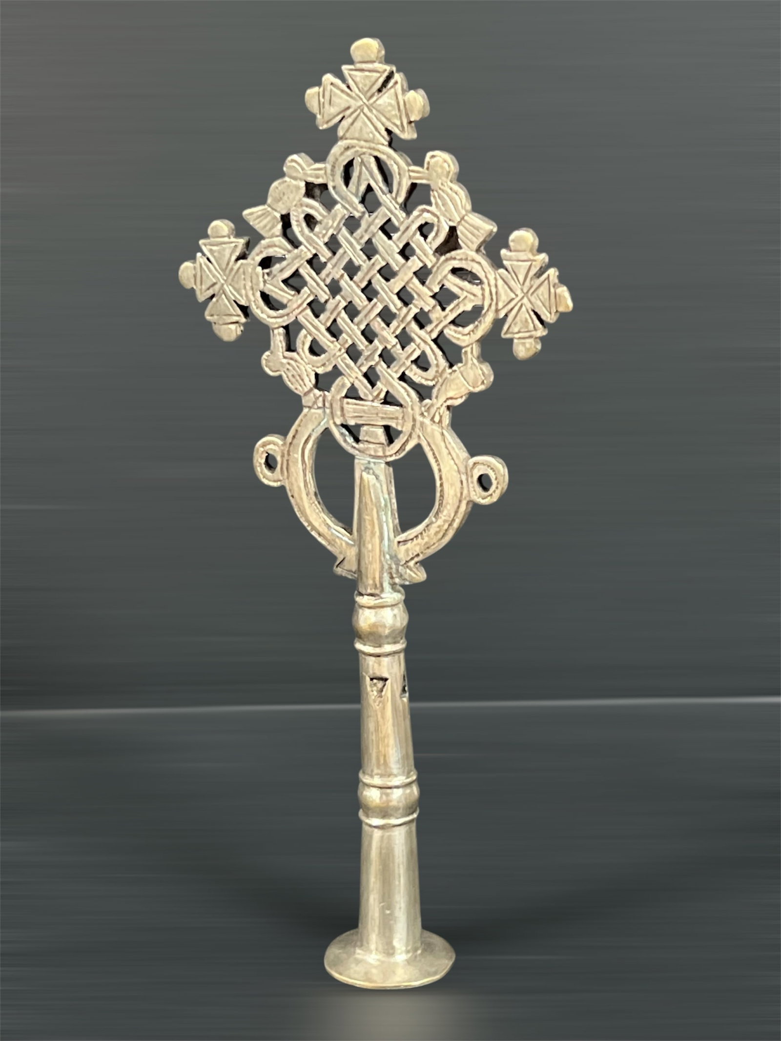Ethiopian Processional Coptic Cross - 3