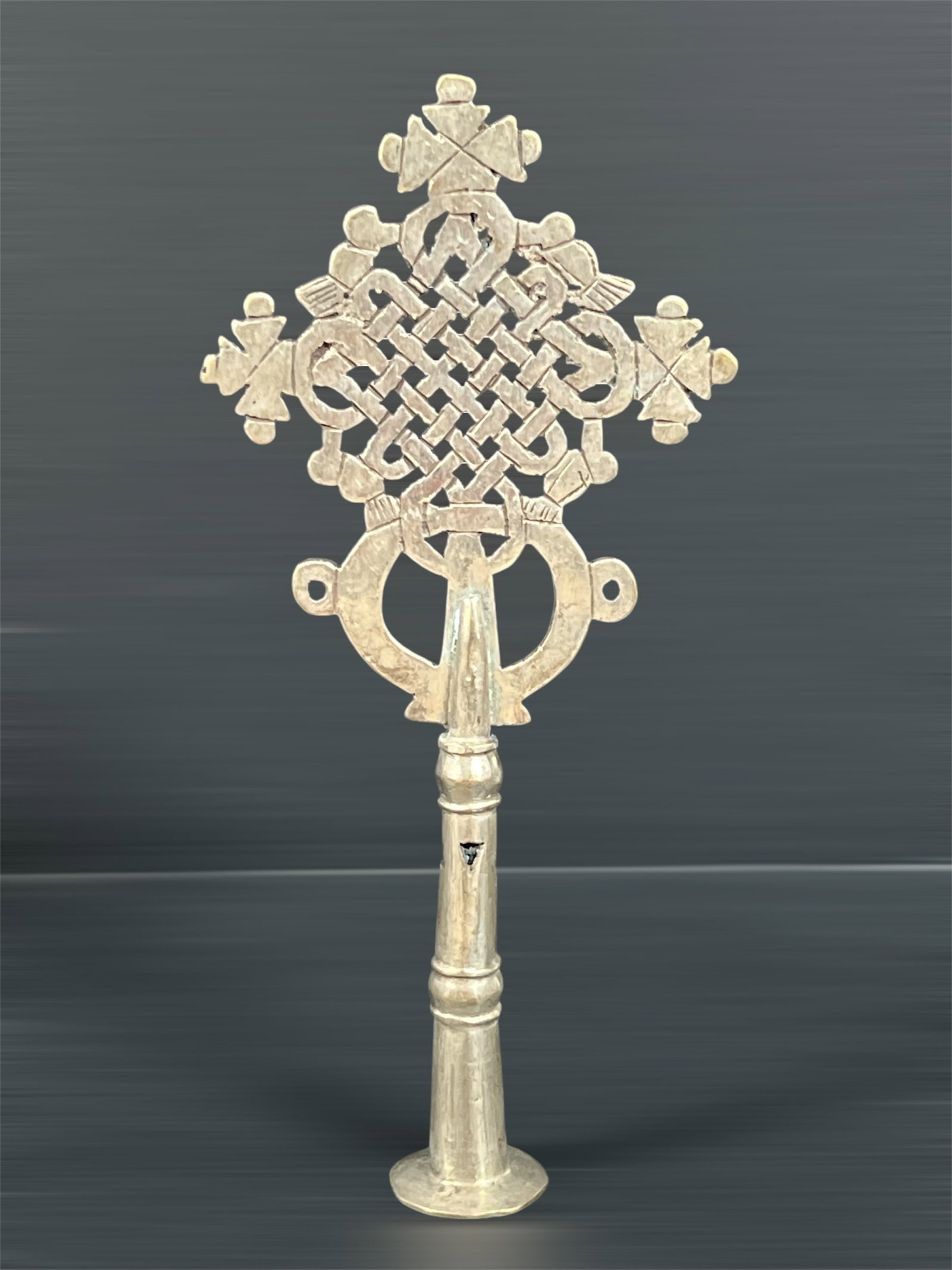 Ethiopian Processional Coptic Cross - 4