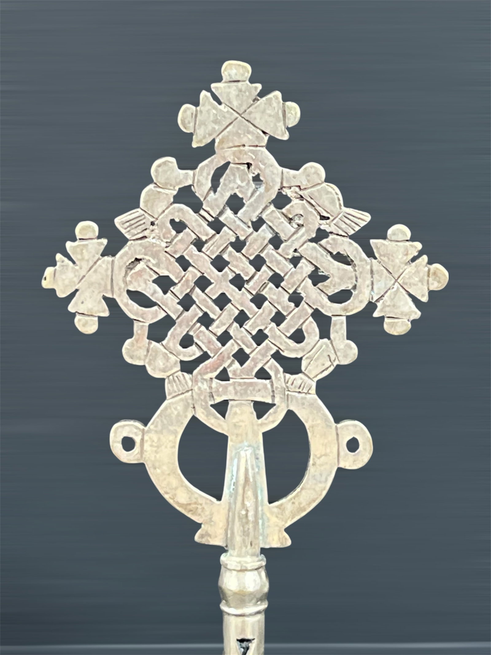 Ethiopian Processional Coptic Cross - 5