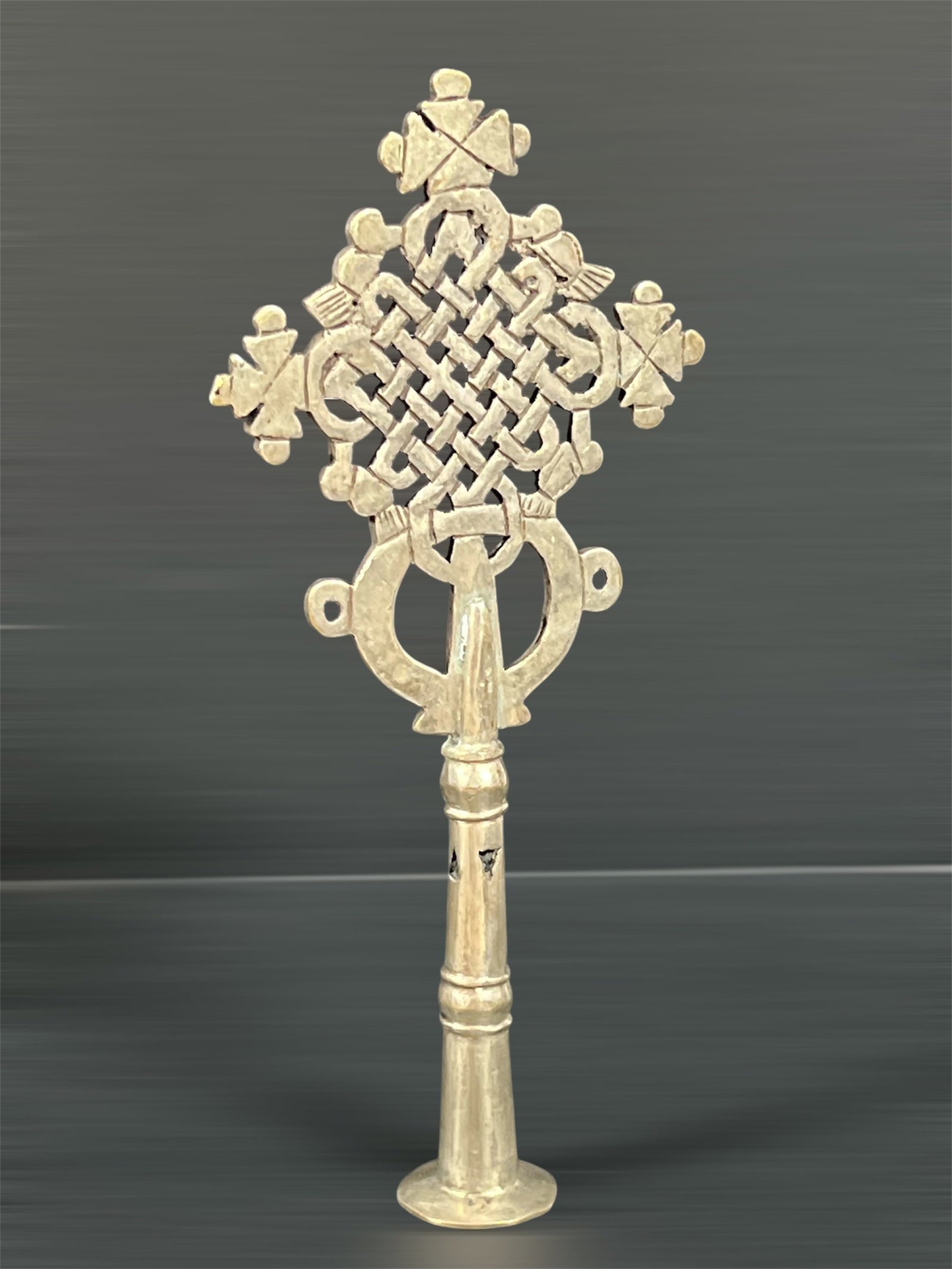 Ethiopian Processional Coptic Cross - 6