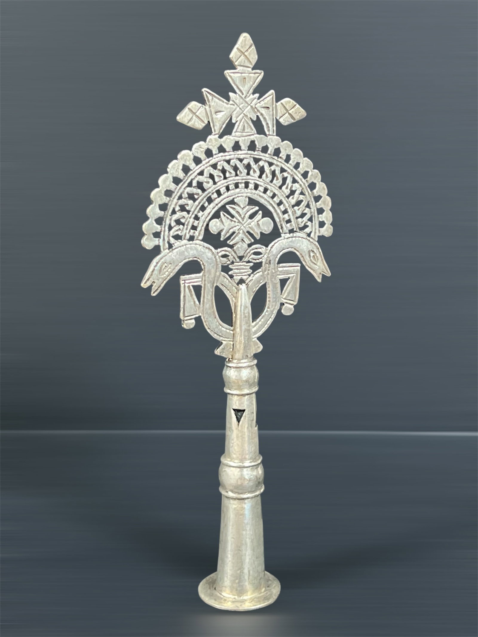 Ethiopian Processional Coptic Cross - 4