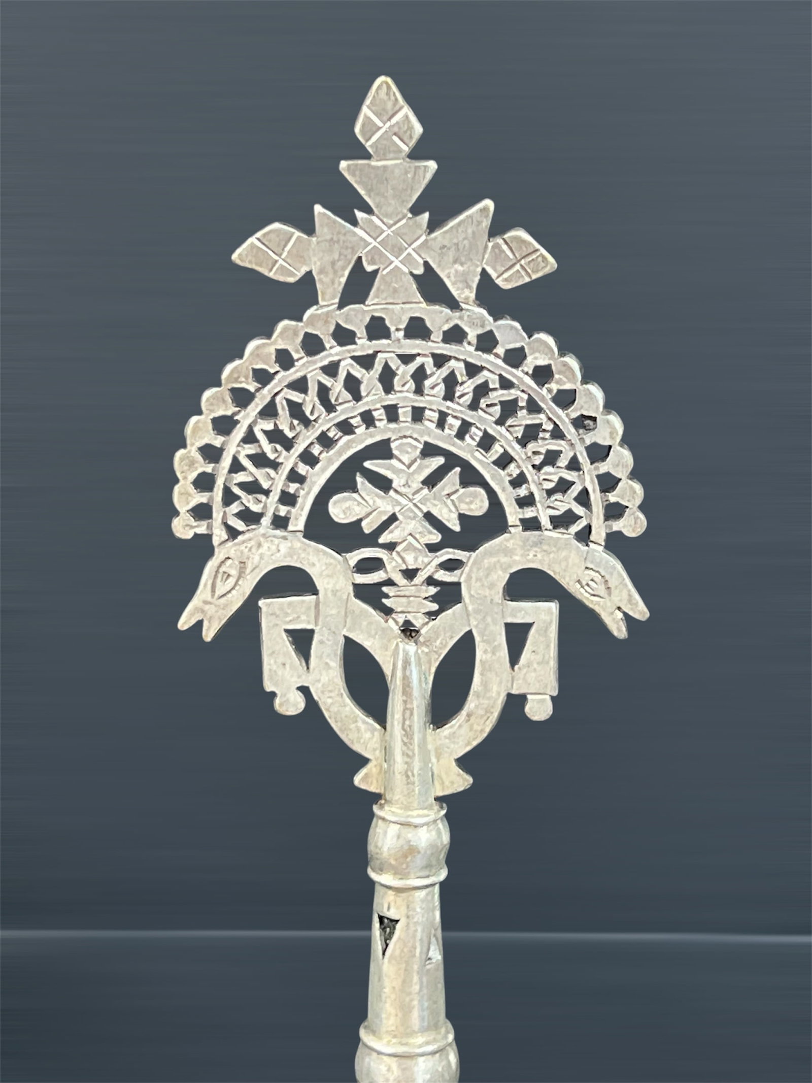 Ethiopian Processional Coptic Cross - 5