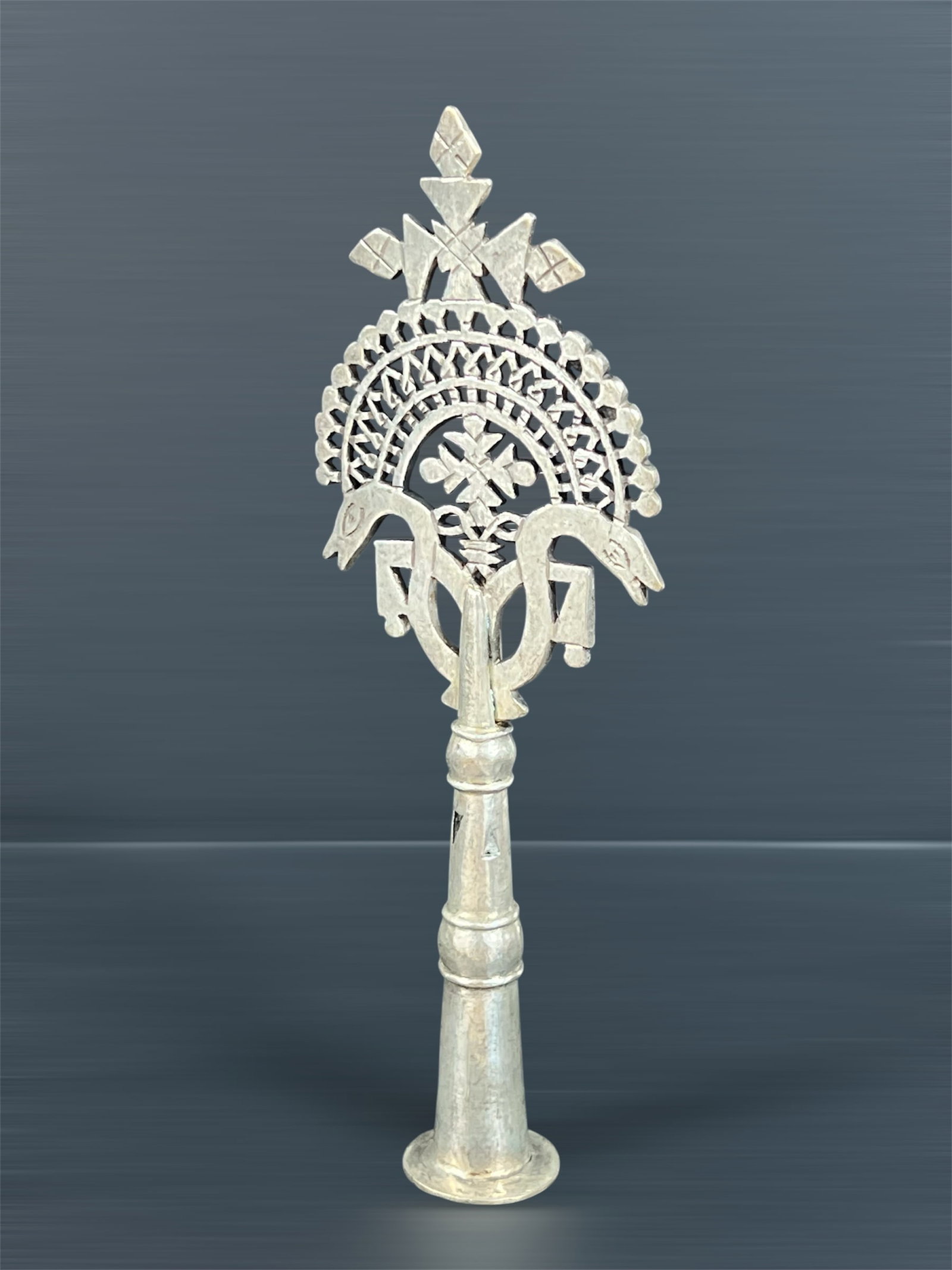 Ethiopian Processional Coptic Cross - 6