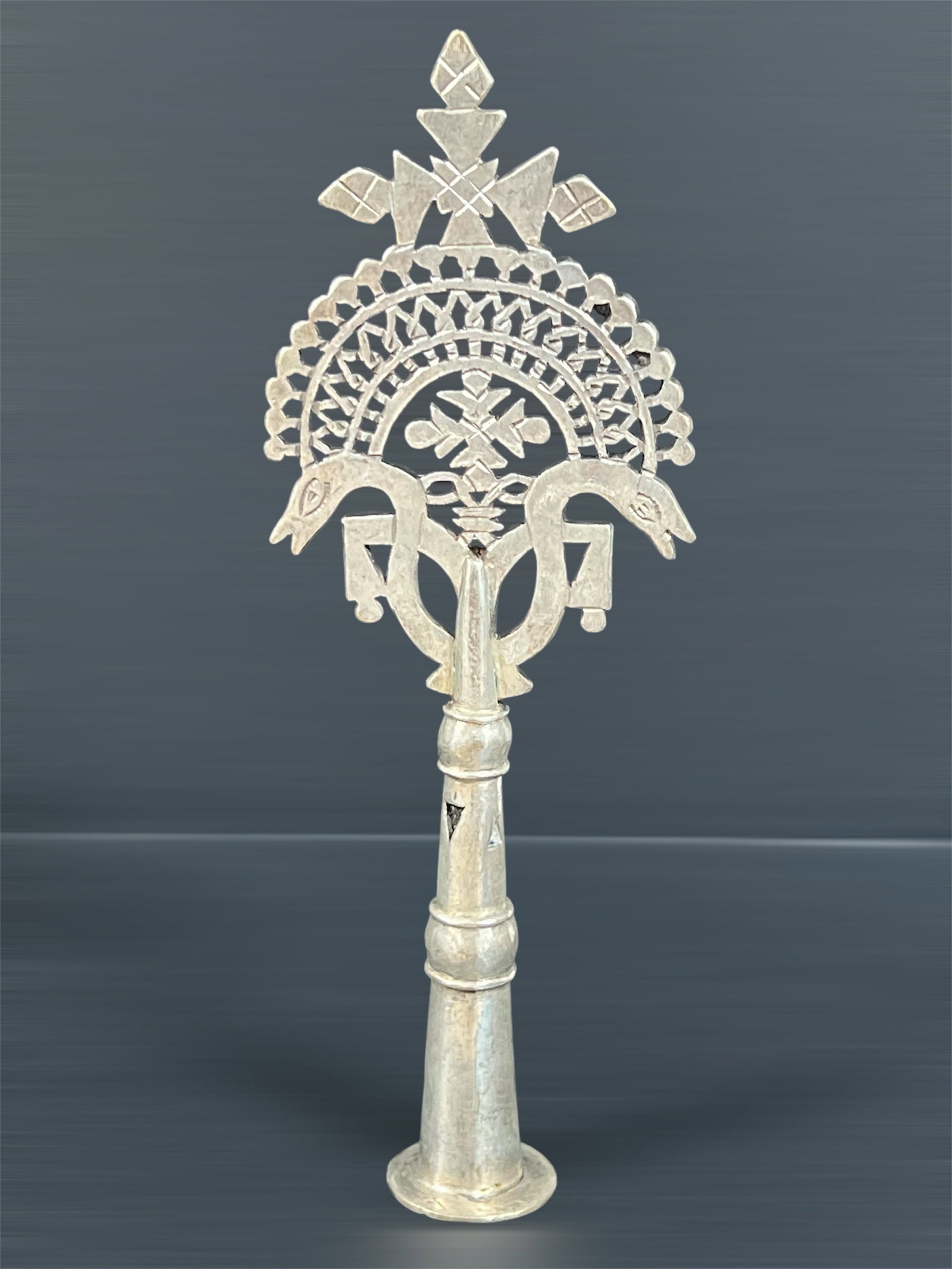 Ethiopian Processional Coptic Cross - 7