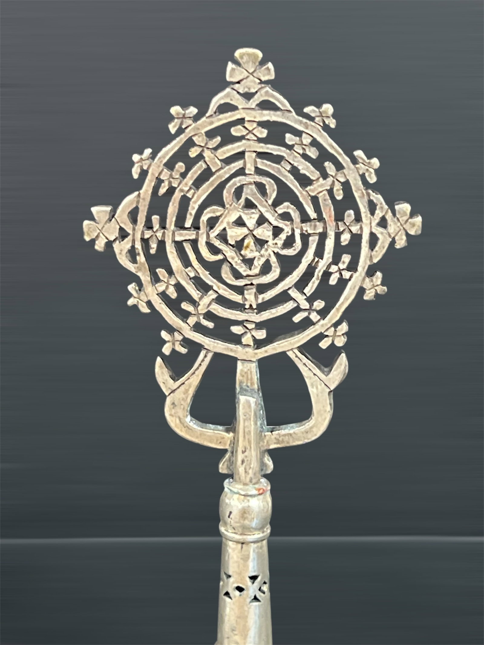 Ethiopian Processional Coptic Cross - 5