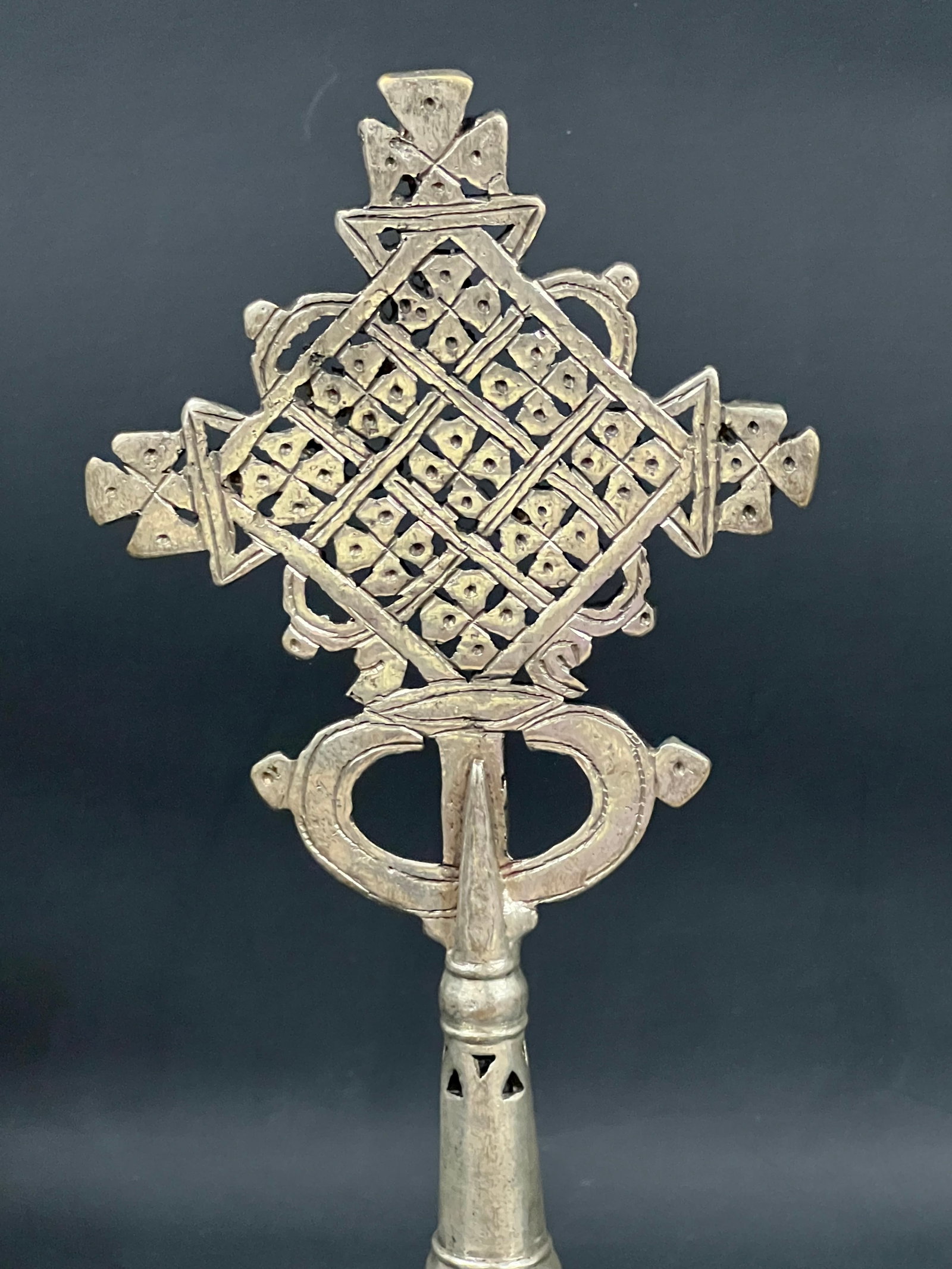 Ethiopian Processional Coptic Cross - 2
