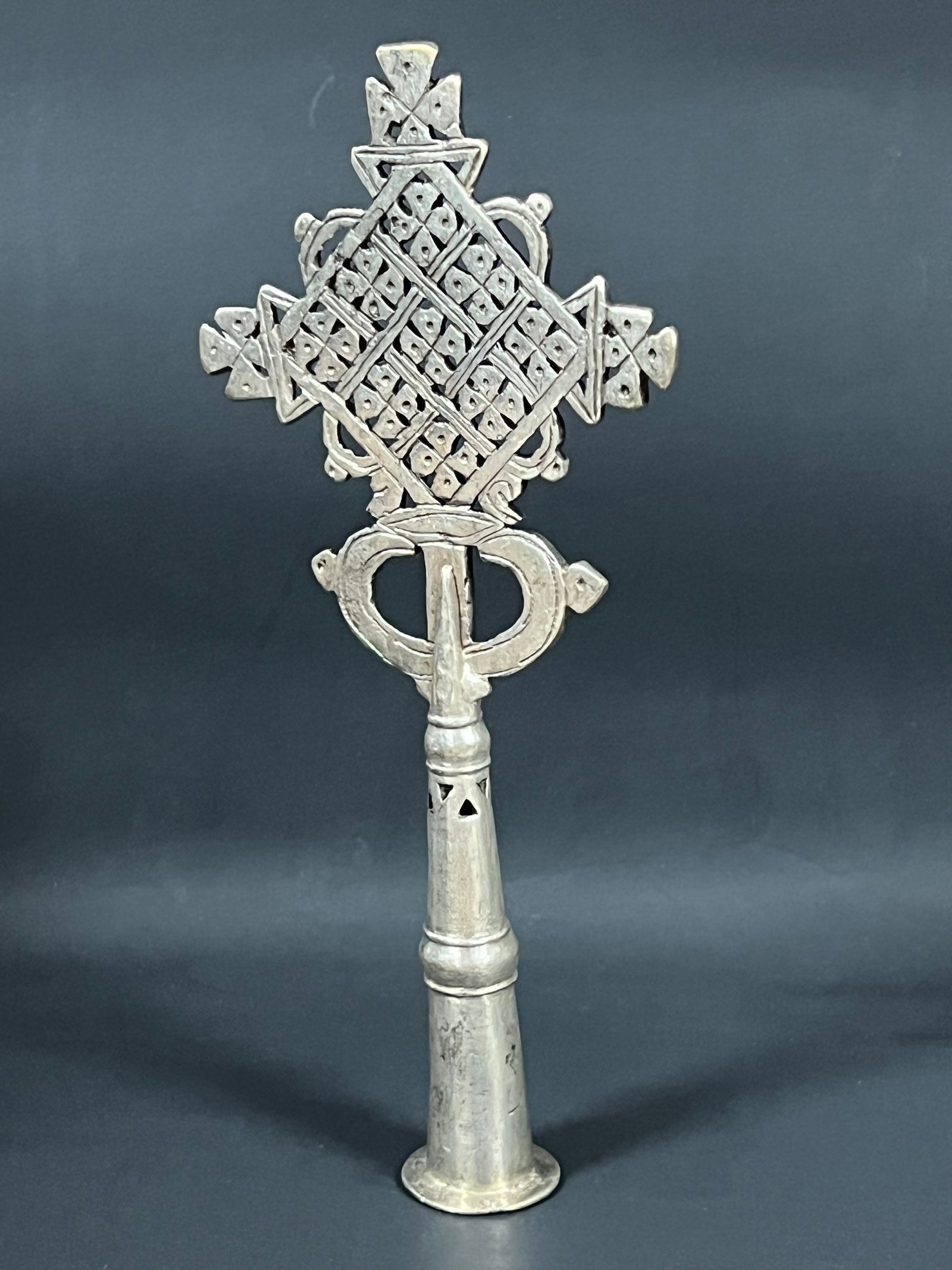 Ethiopian Processional Coptic Cross - 3