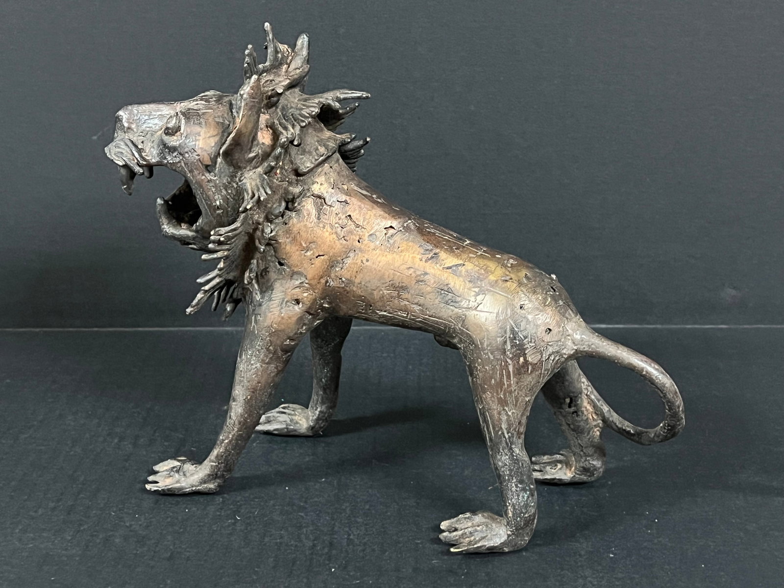 Tiger Bronze Statue - 6