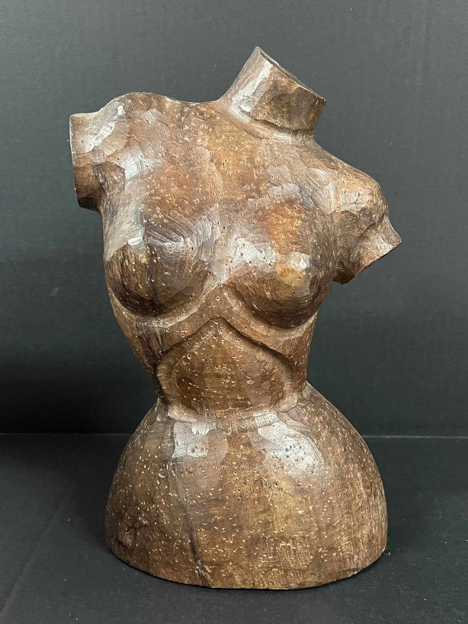 Carved Wood Mannequin - Torso (1 of 6)