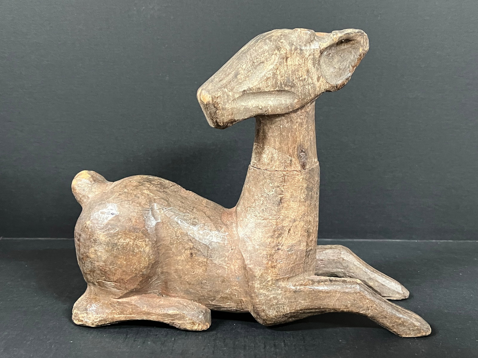 Carved Wood Deer (1 of 7)