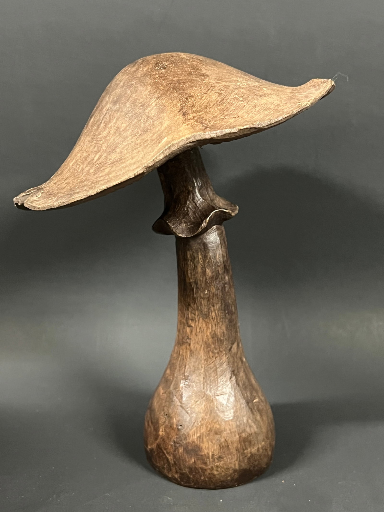 Carved Wood Mushroom (1 of 6)