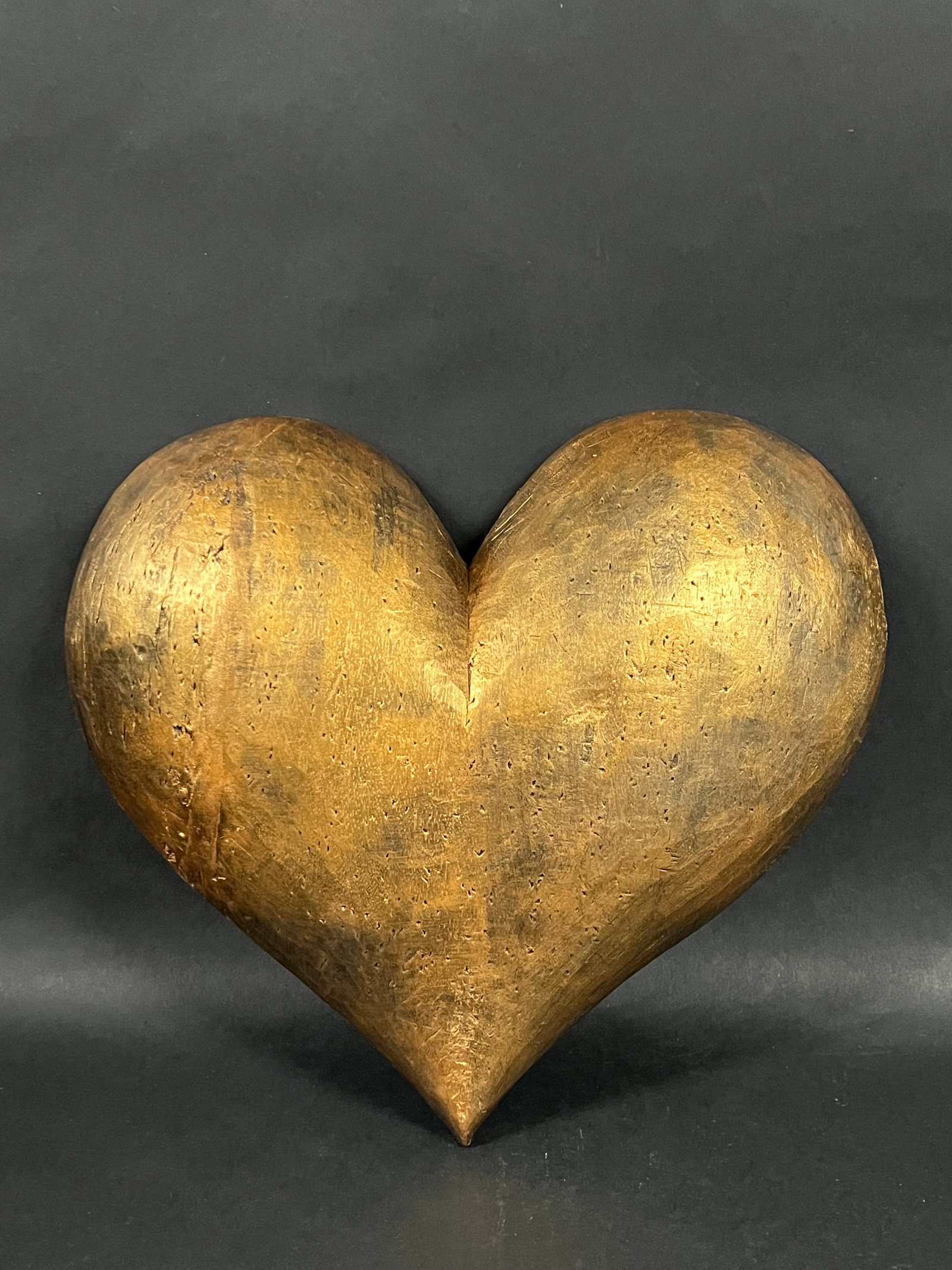 Carved Wood Heart (1 of 9)