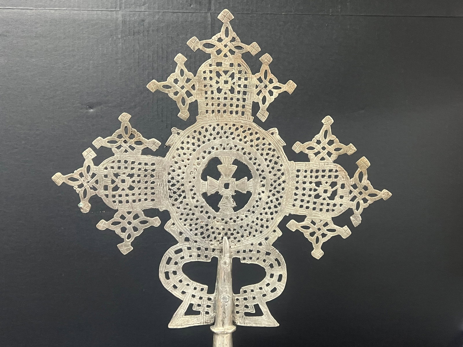 Ethiopian Processional Coptic Cross - 2