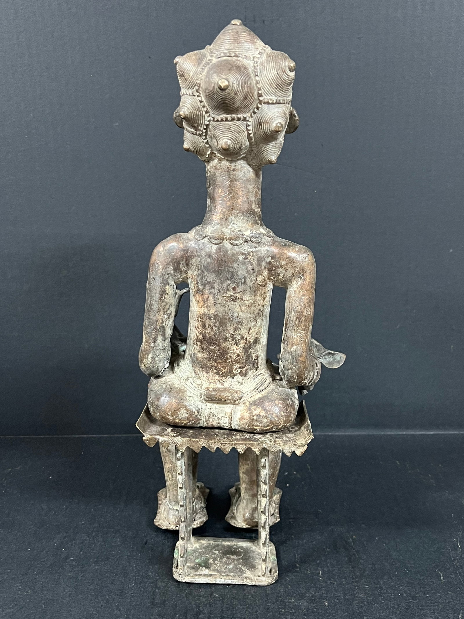 Benin Bronze Statue - 6