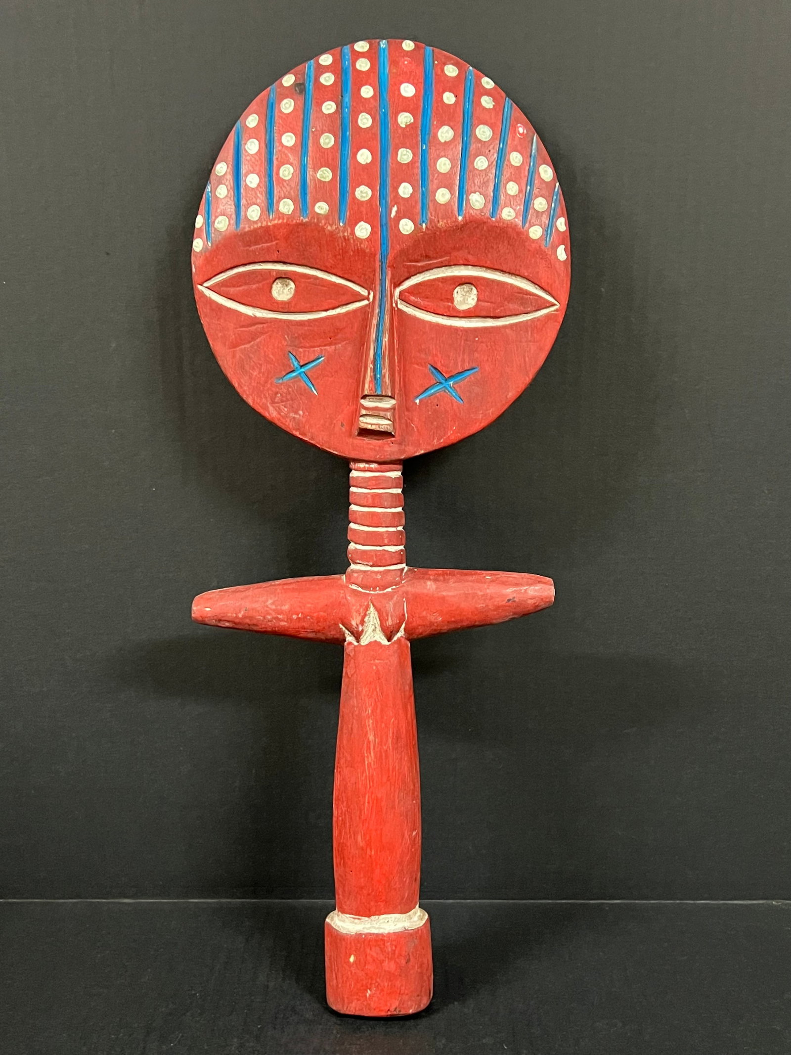 Carved Wood Ashanti Doll (1 of 5)
