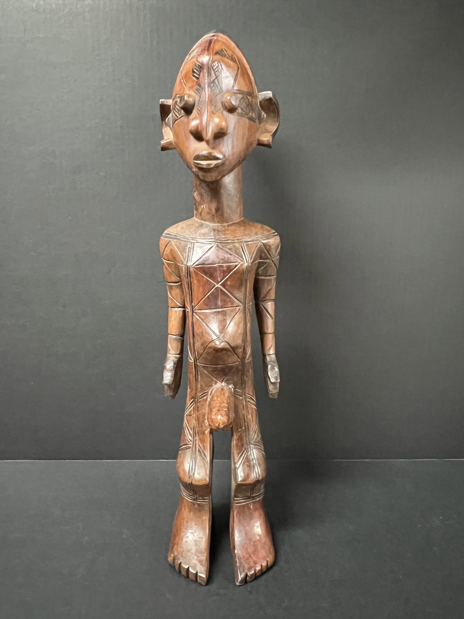 Carved Wood Mangbetu Statue (1 of 6)