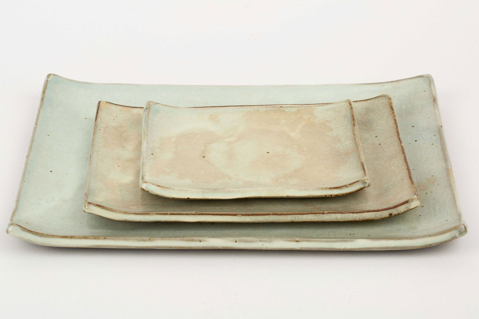 A group of Korean celadon dishes, 20th century (1 of 2)