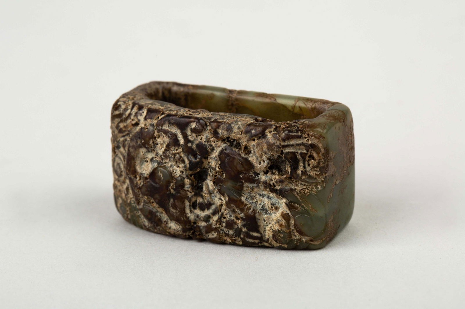 Hetian Qing jade sword ornament, Han dynasty (1 of 4)