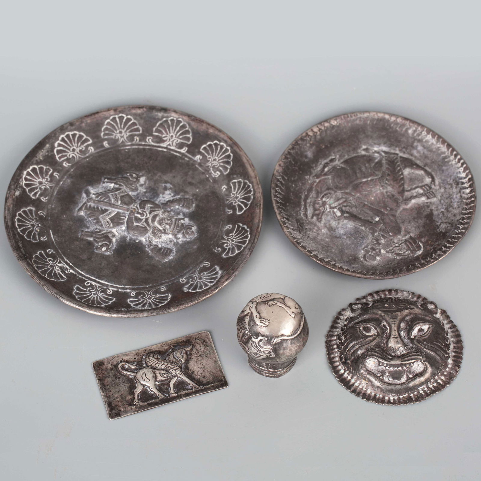 A collection of ancient Persian silverware (1 of 6)