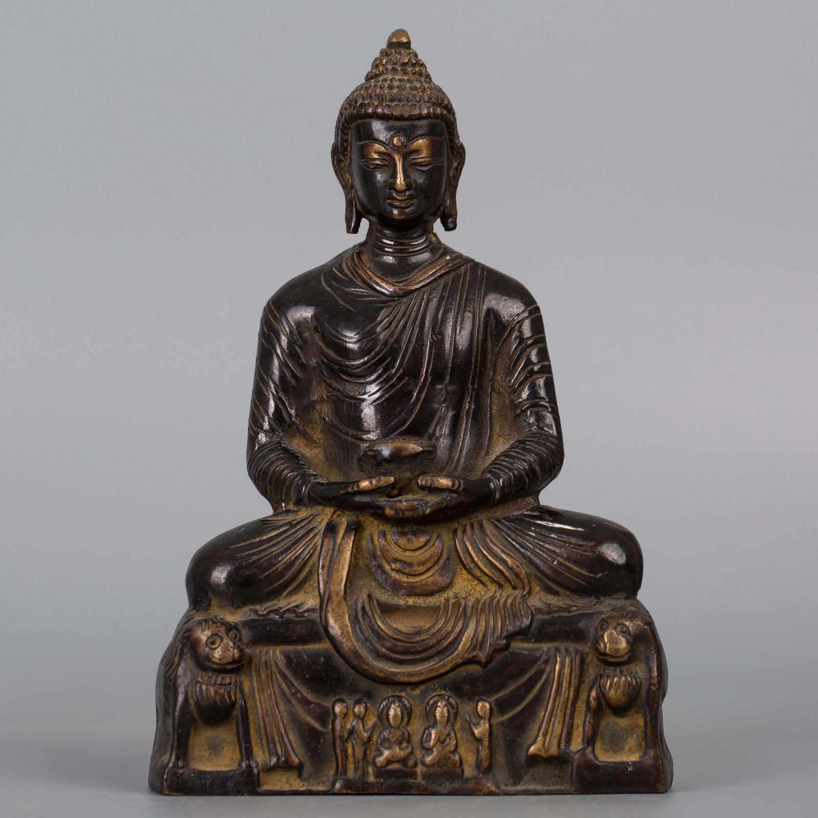 Copper Buddha Statue, 19th Century