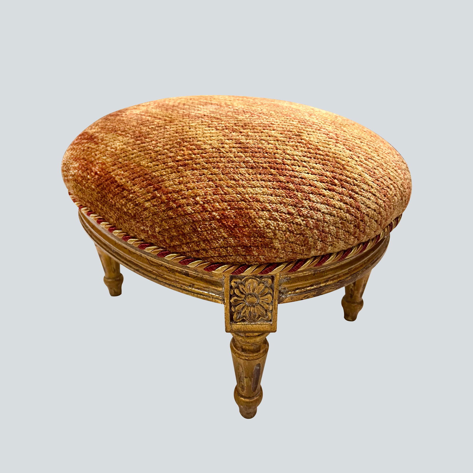 18th Century French Giltwood Footstool (1 of 1)