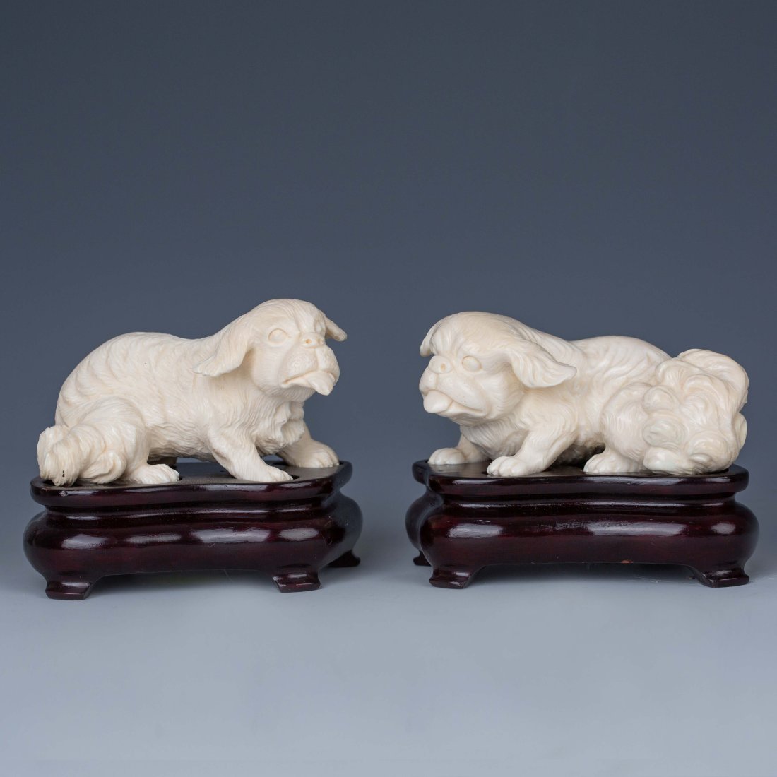 Pair of lucky dogs 19th century (1 of 5)