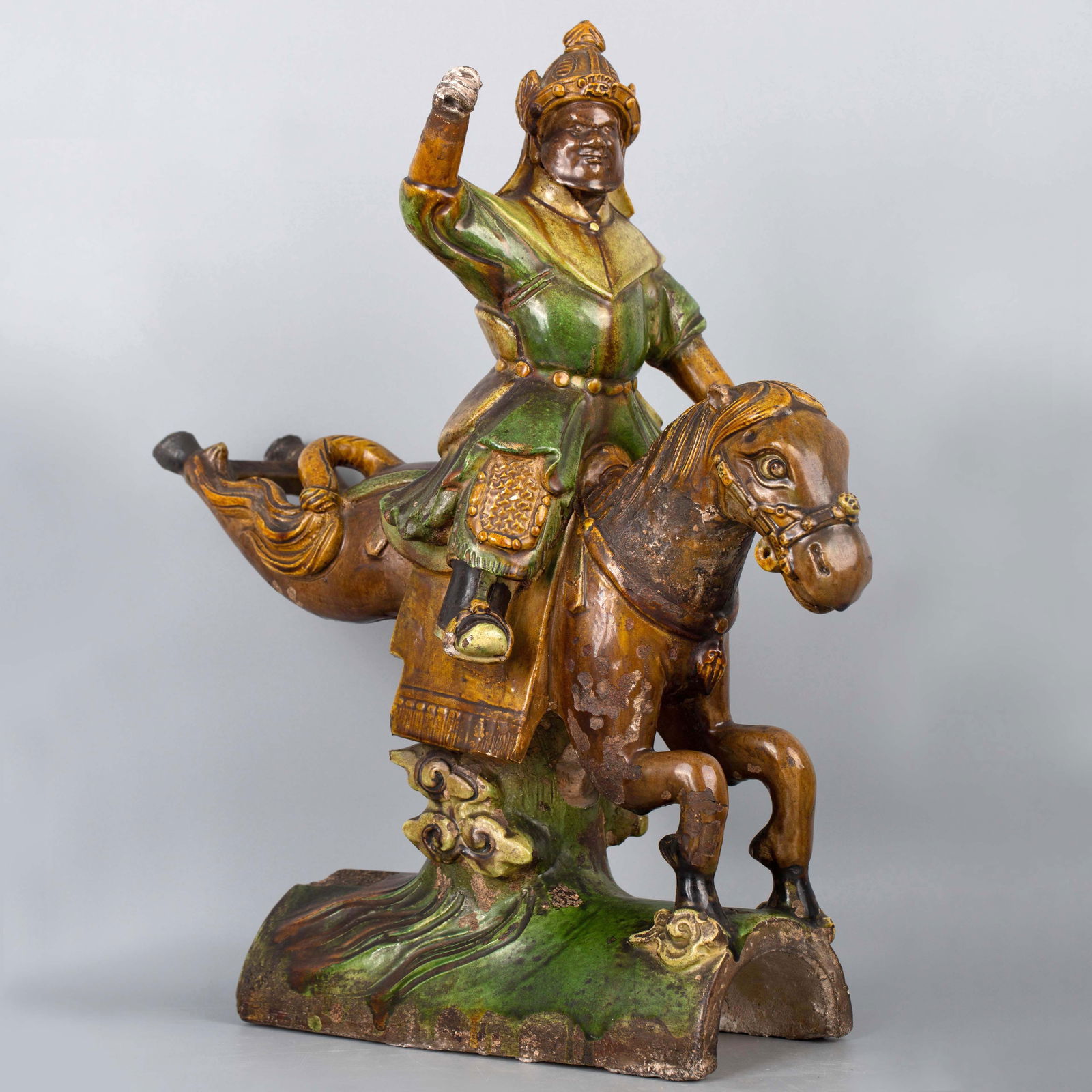 Tangsancai figure statue, 7th Century (1 of 8)