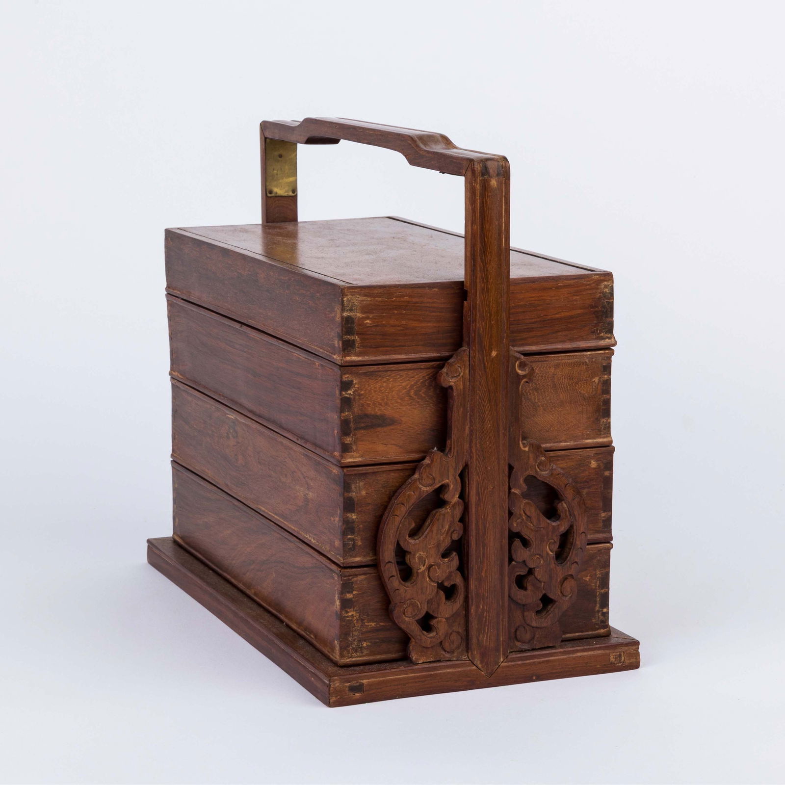 Huali wood storage box, 20th century (1 of 4)