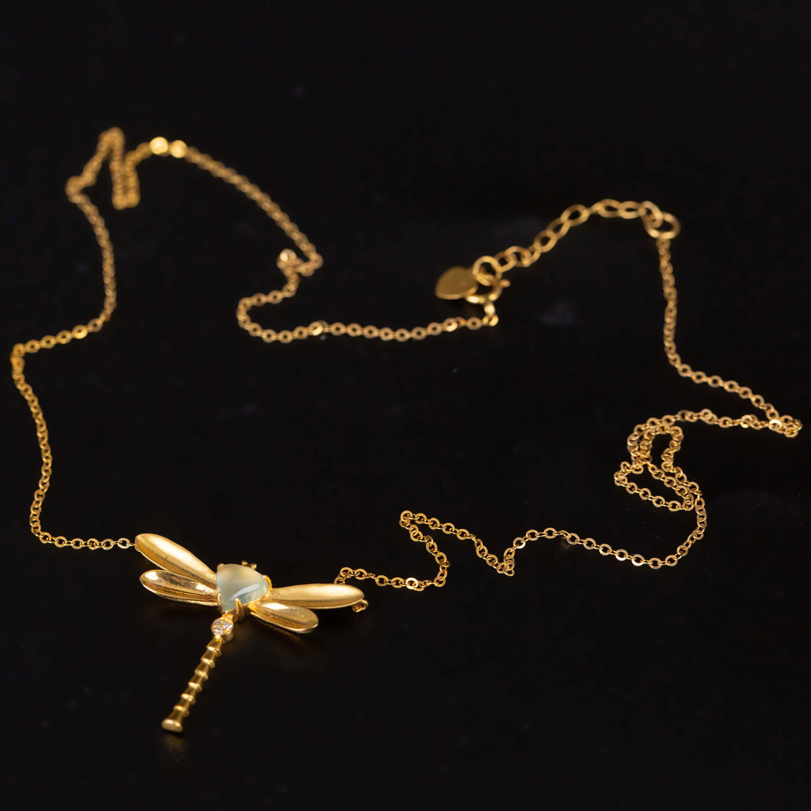 Dragonfly Necklace in 18K gold /2.13g (1 of 4)
