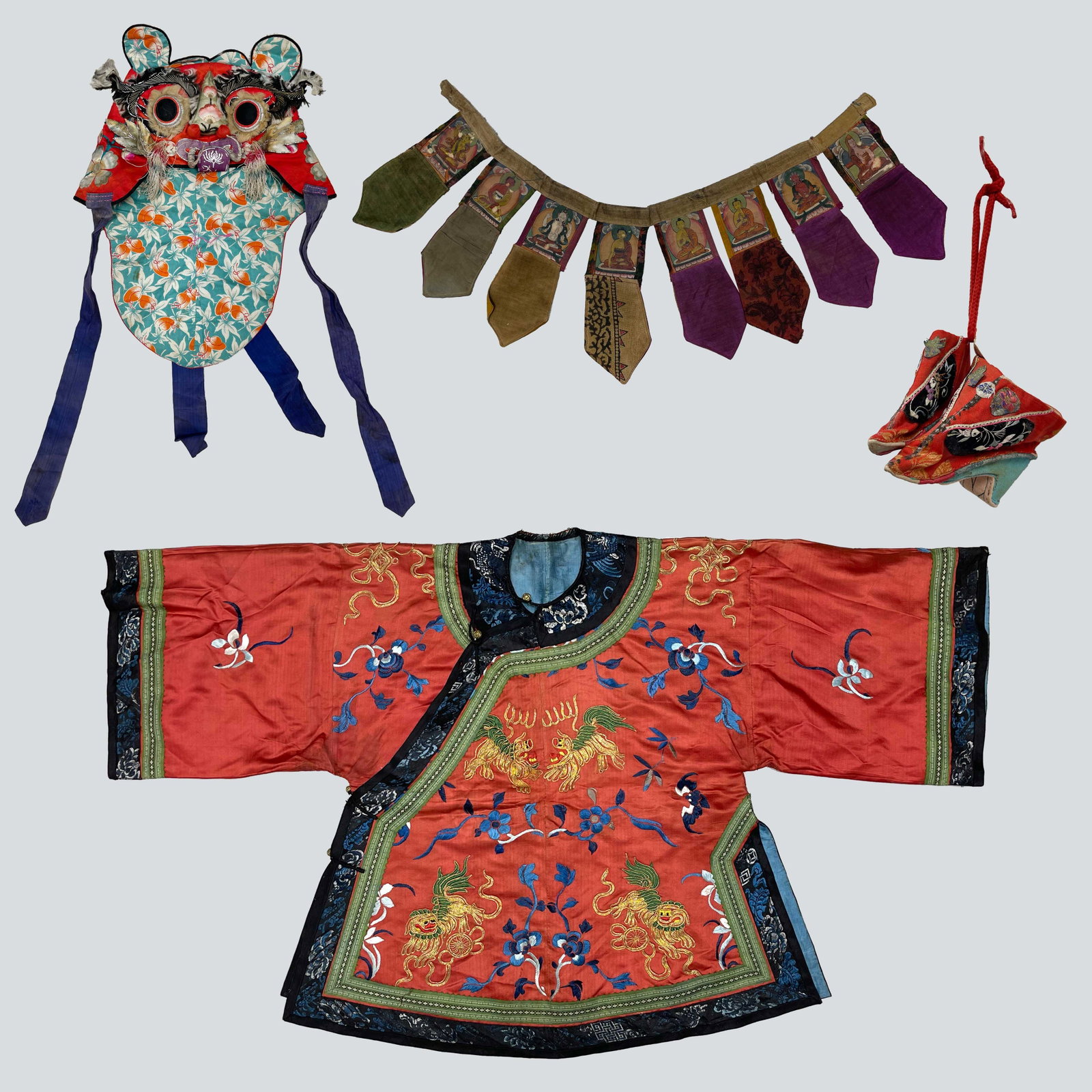 Clothing, embroidery set, Republic of China: Clothing, embroidery set, Republic of China