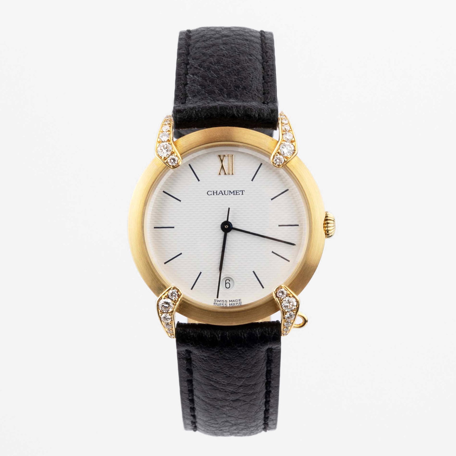 CHAUMET 18K GOLD DIAMOND QUARTZ WATCH (1 of 1)