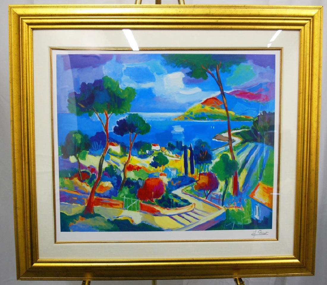 JEAN CLAUDE PICOT "L'ESCALIER A THEOULE" SERIGRAPH (1 of 3)