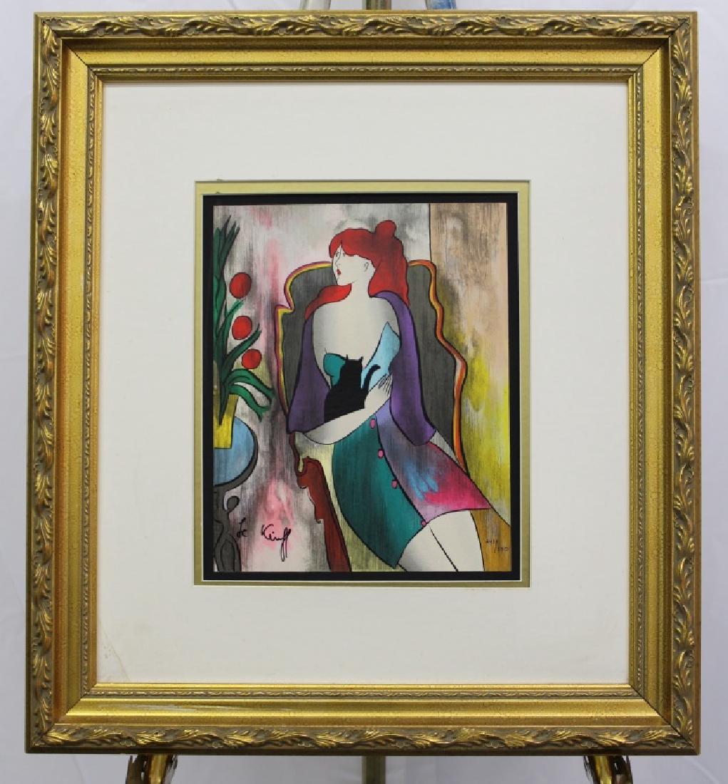 LINDA Le KINFF "CARMEN 2" 200 SERIGRAPH (1 of 3)