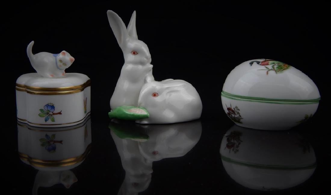 HEREND HUNGREY PORCELAIN GROUP (1 of 4)