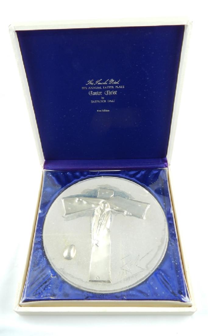 1972 DALI STERLING SILVER ANNUAL EASTER PLATE (1 of 4)