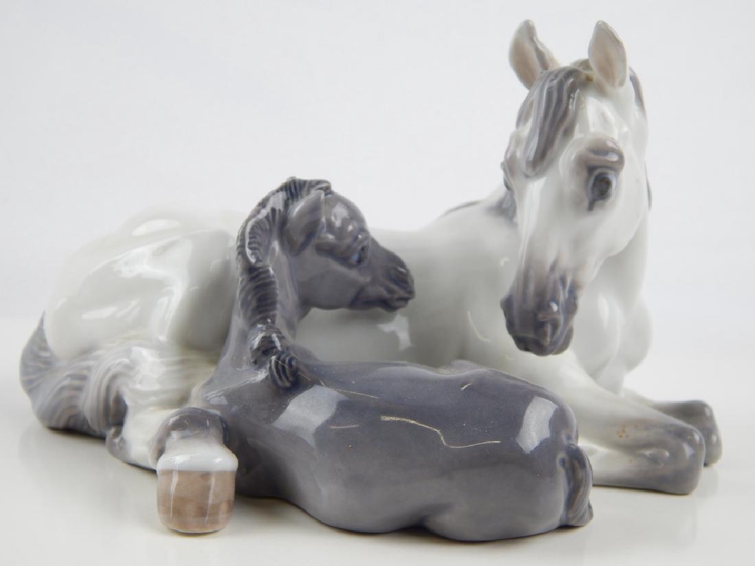 ROYAL COPENHAGEN PORCELAIN MARE & FOIL GROUP FIGUR (1 of 4)