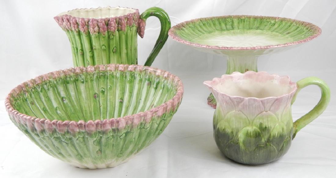 4pc FITZ & FLOYD 1987 ASPARAGUS TABLEWARE ITEMS (1 of 2)