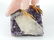 LARGE ROSE QUARTZ EAGLE SCULTPURE AMETHYST BASE - 4