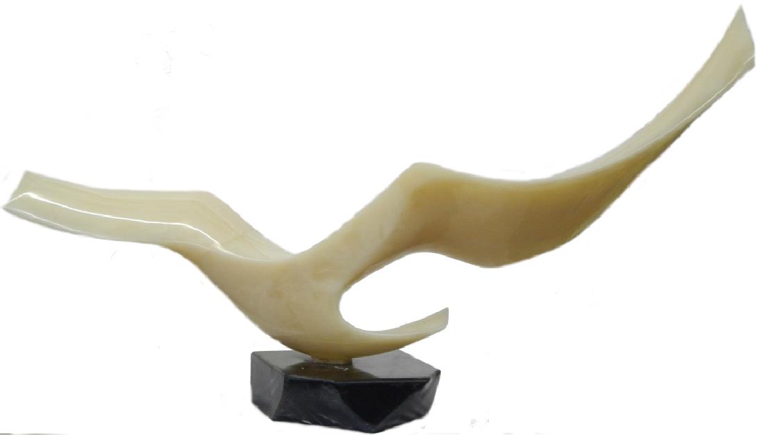 LEONARDO NIERMAN ONYX "BIRD IN FLIGHT" SCULPTURE (1 of 7)