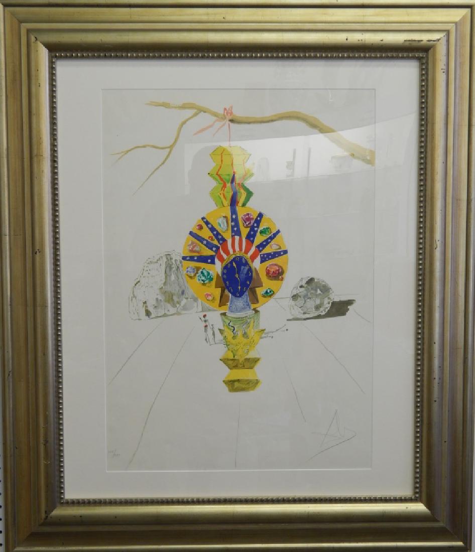 SALVADOR DALI "AMERICAN CLOCK" LOTHOGRAPH 225/250 (1 of 6)