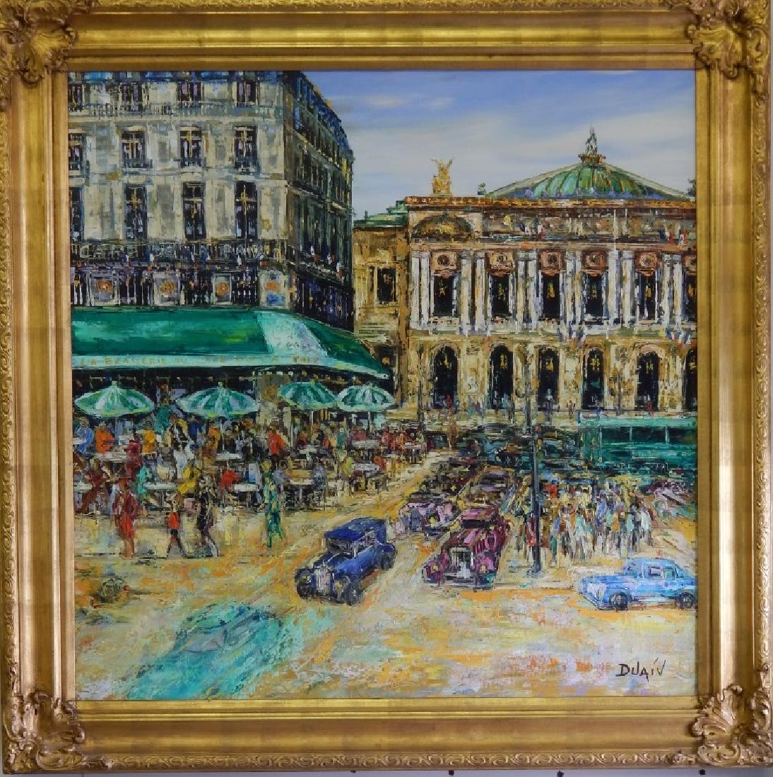 DUAIV PARIS MUSICAL ACADEMY OIL PAINTING ON CANVAS (1 of 5)