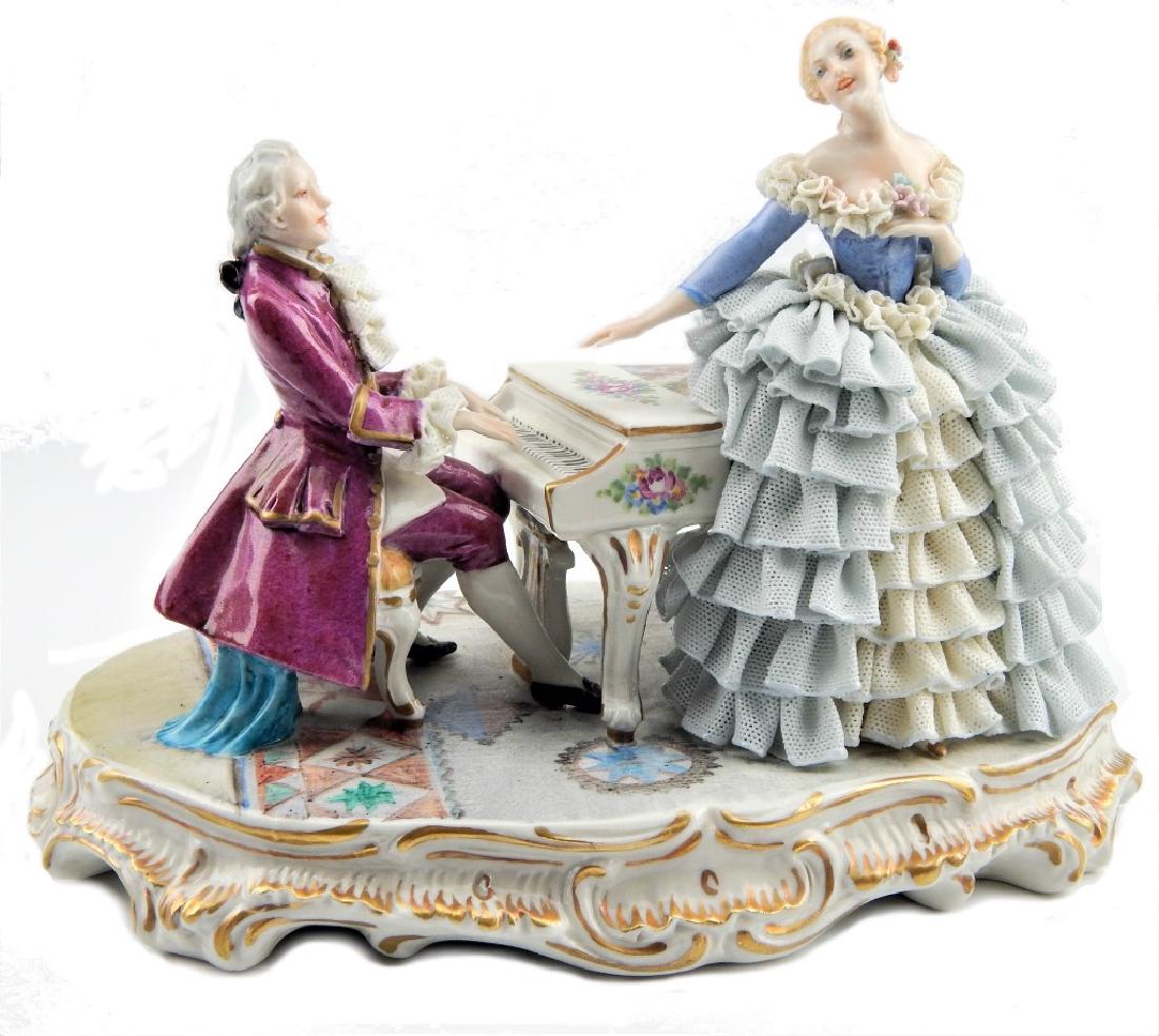 LUIGI FABRIS ITALIAN LACE PORCELAIN PIANO GROUP (1 of 10)