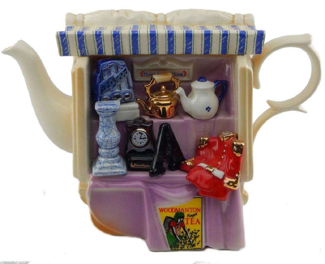 PAUL CARDEW ENGLISH PORCELAIN FIGURAL TEAPOT (1 of 7)