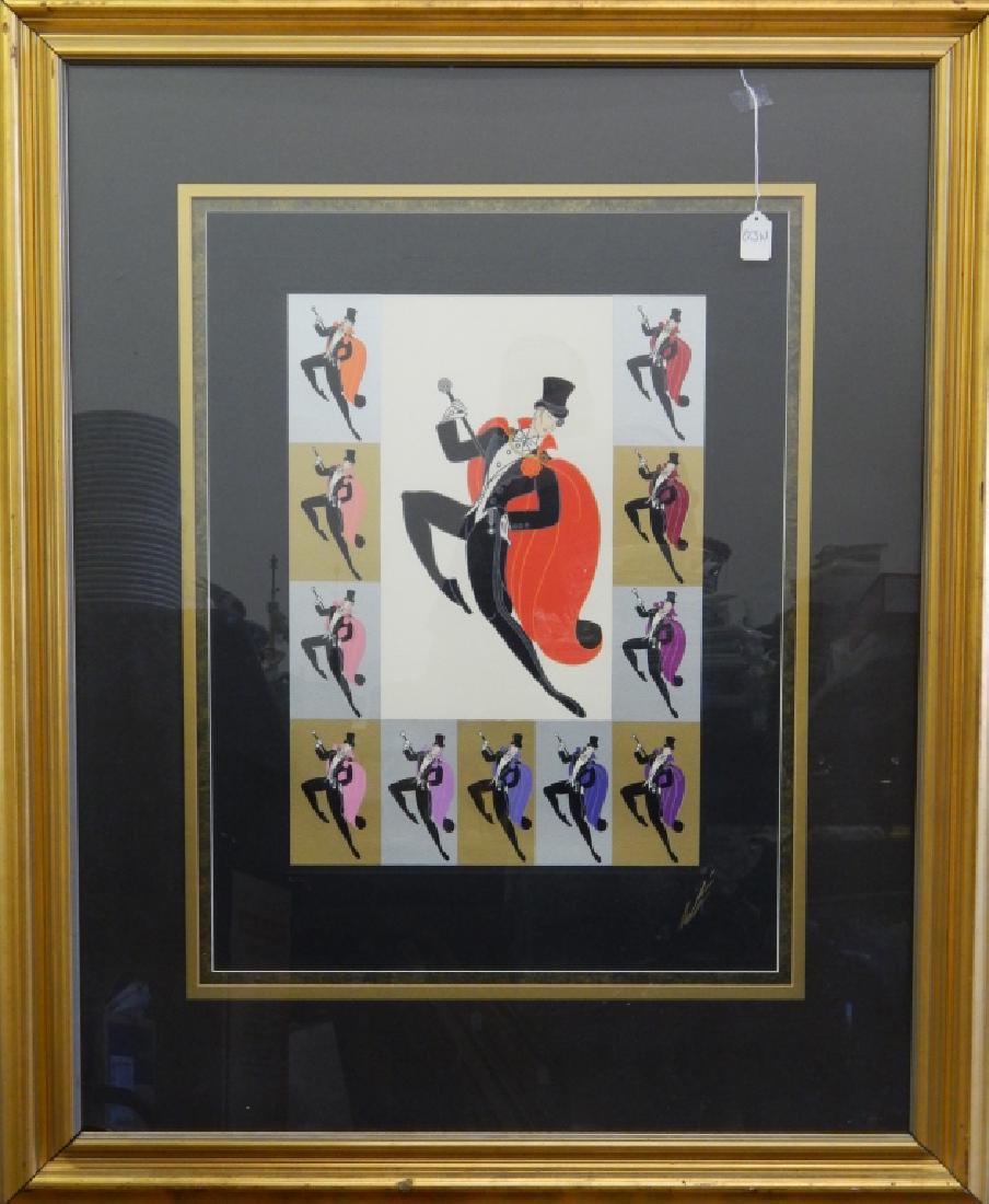 ERTE WHITE TIE ARTIST PROOF LE SERIGRAPH FRAMED (1 of 4)