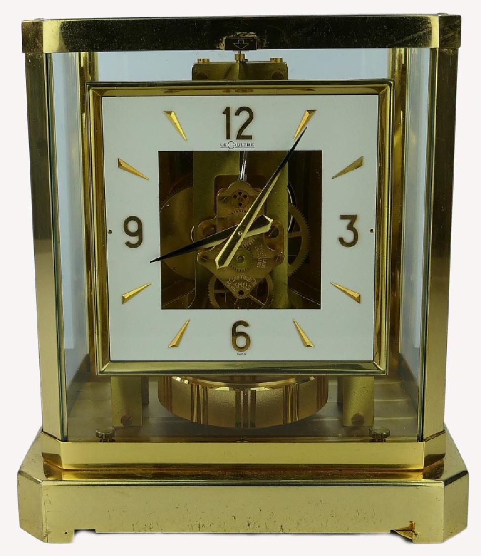 JAEGER LECOULTRE ATMOS GILT METAL MANBTLE CLOCK (1 of 4)