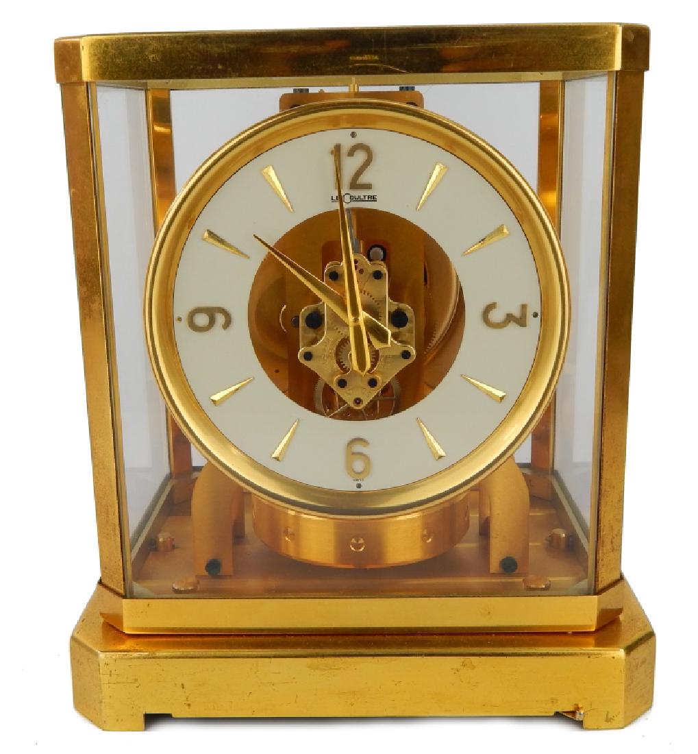 JAEGER LECOULTRE ATMOS GILT METAL MANTLE CLOCK