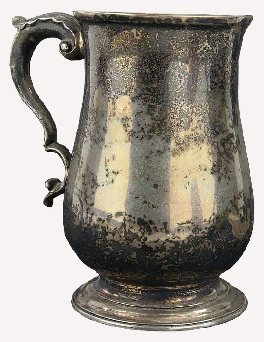 1765 LONDON ENGLISH STERLING SILVER HANDLED MUG (1 of 6)