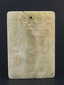ANTIQUE CHINESE QING WHITE JADE PLAQUE PENDANT - 5
