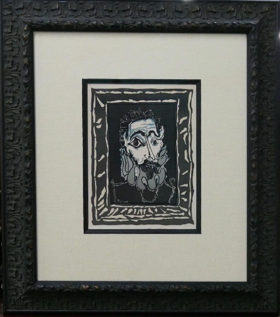 PABLO PICASSO COLOR PLATE SIGNED LITHO (1 of 5)